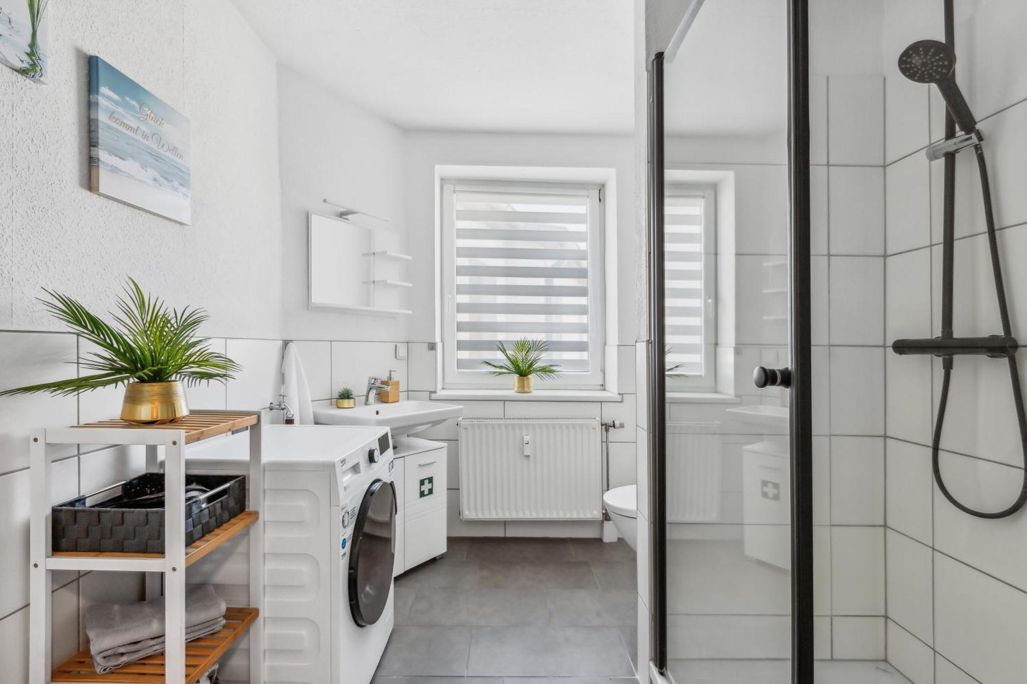 Sunrise - Zentral - Stilvoll - Komfortabel - Waschtrockner Apartment Magdeburg